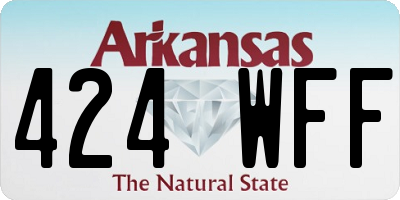 AR license plate 424WFF