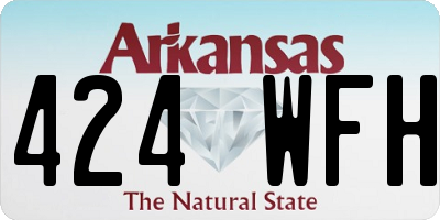 AR license plate 424WFH