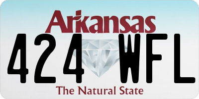 AR license plate 424WFL
