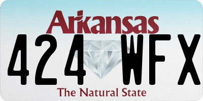 AR license plate 424WFX
