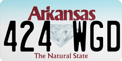 AR license plate 424WGD
