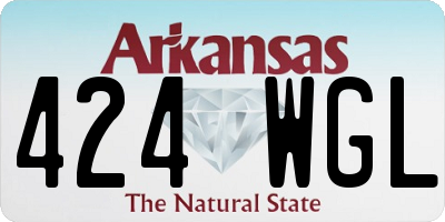 AR license plate 424WGL