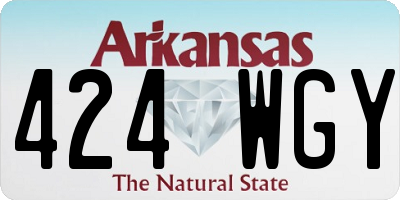 AR license plate 424WGY