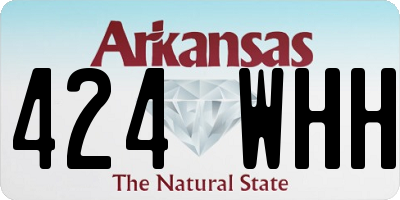 AR license plate 424WHH