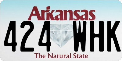 AR license plate 424WHK