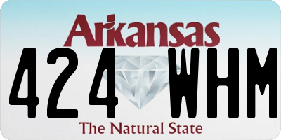 AR license plate 424WHM