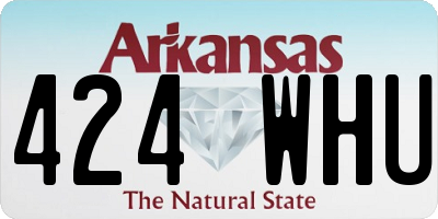 AR license plate 424WHU