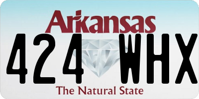AR license plate 424WHX
