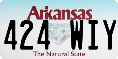 AR license plate 424WIY
