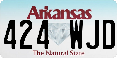 AR license plate 424WJD