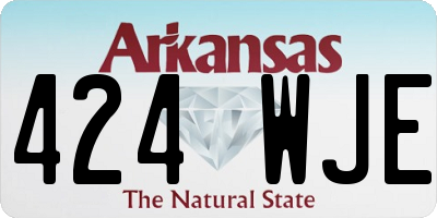 AR license plate 424WJE