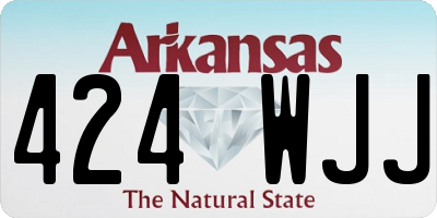 AR license plate 424WJJ