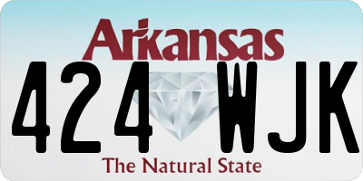 AR license plate 424WJK