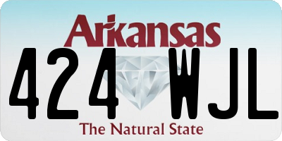 AR license plate 424WJL