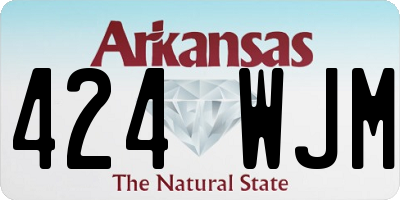 AR license plate 424WJM