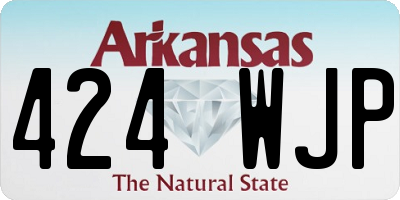AR license plate 424WJP