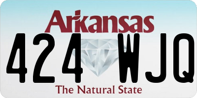 AR license plate 424WJQ