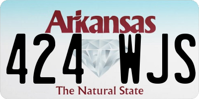 AR license plate 424WJS