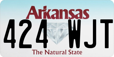 AR license plate 424WJT