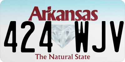 AR license plate 424WJV