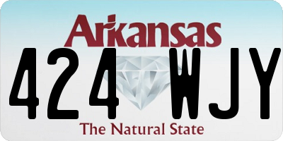 AR license plate 424WJY