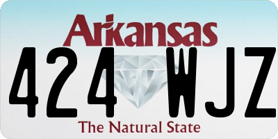 AR license plate 424WJZ