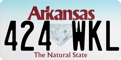AR license plate 424WKL