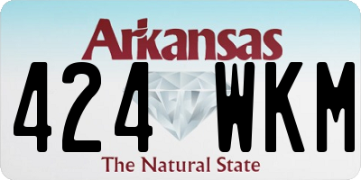 AR license plate 424WKM