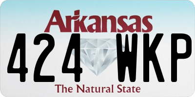 AR license plate 424WKP