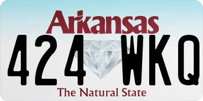 AR license plate 424WKQ