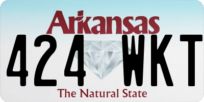 AR license plate 424WKT
