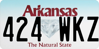 AR license plate 424WKZ