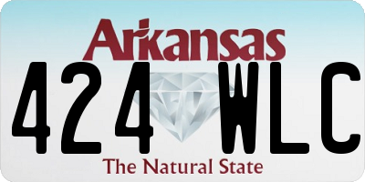 AR license plate 424WLC