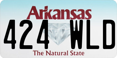AR license plate 424WLD