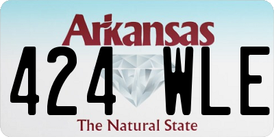 AR license plate 424WLE
