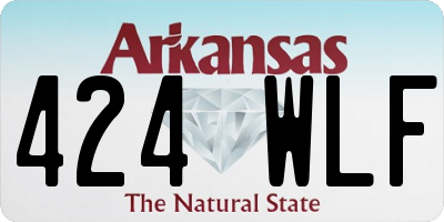 AR license plate 424WLF