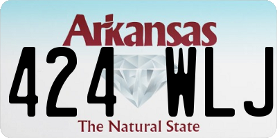 AR license plate 424WLJ