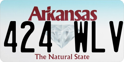 AR license plate 424WLV