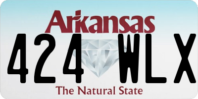 AR license plate 424WLX