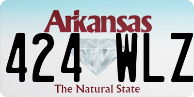 AR license plate 424WLZ