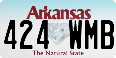 AR license plate 424WMB