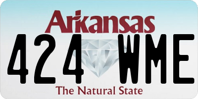AR license plate 424WME