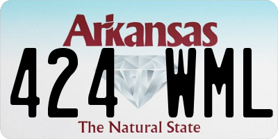 AR license plate 424WML