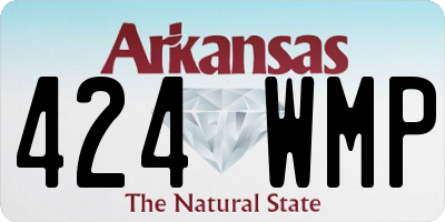 AR license plate 424WMP