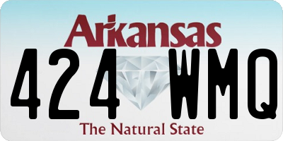 AR license plate 424WMQ
