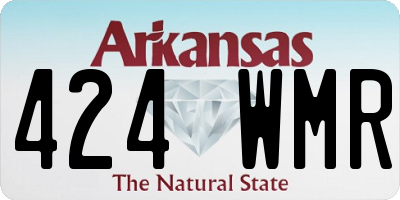 AR license plate 424WMR