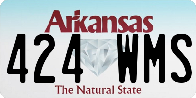 AR license plate 424WMS