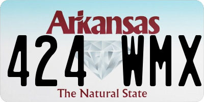 AR license plate 424WMX