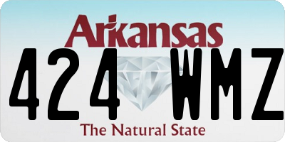 AR license plate 424WMZ