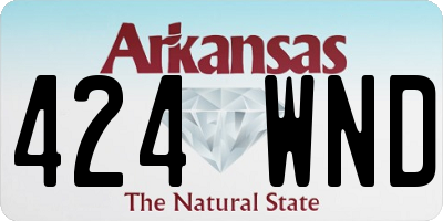 AR license plate 424WND